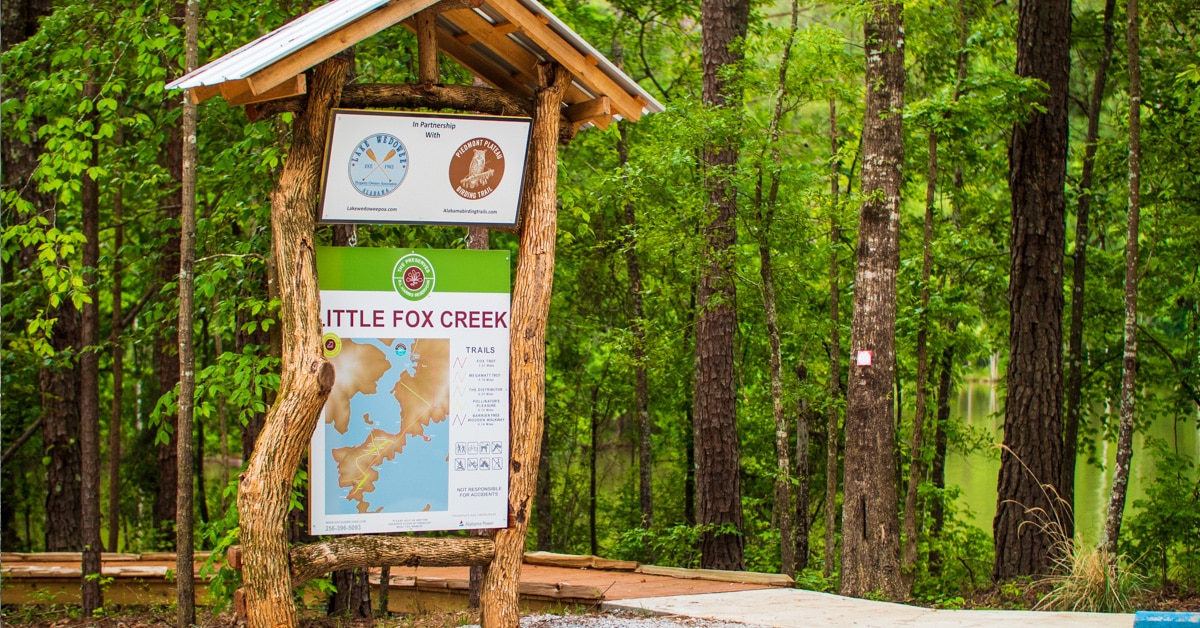 Little Fox Creek Sign