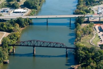 A Bridge Over A Body Of Water