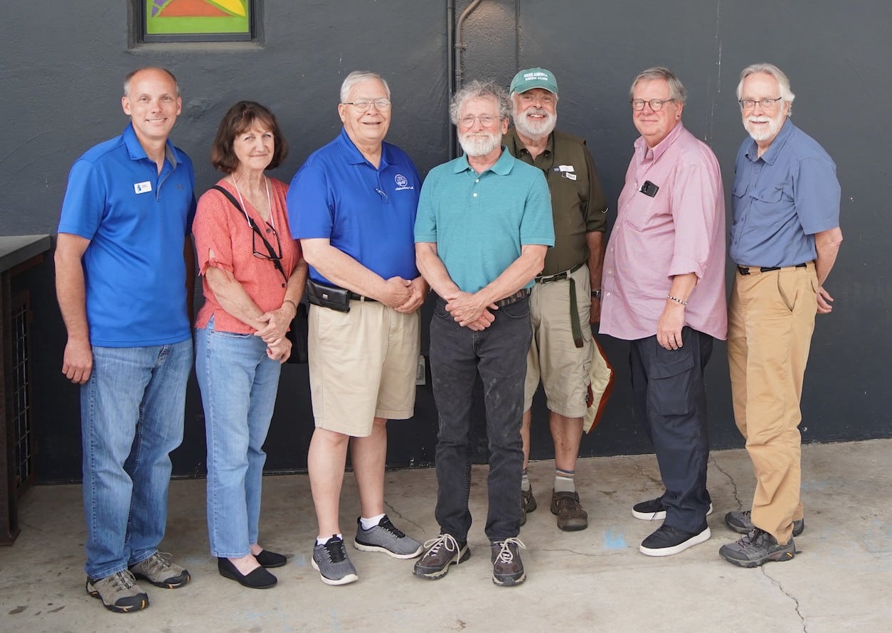 John Rarick et al. posing for a photo