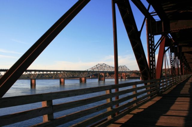 Bridges Stretching Over A Body Of Water