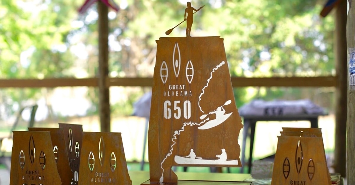 Wooden Great Alabama 650 Sign