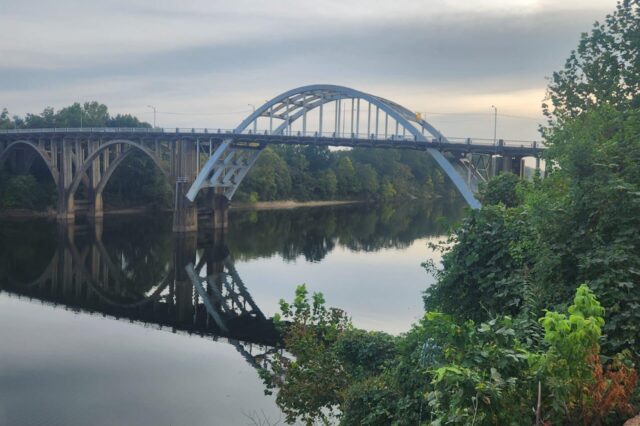 Scenic View Of A Bridge Crossing A River