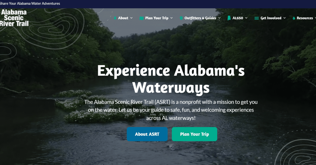 Experience Alabama's Waterways Banner