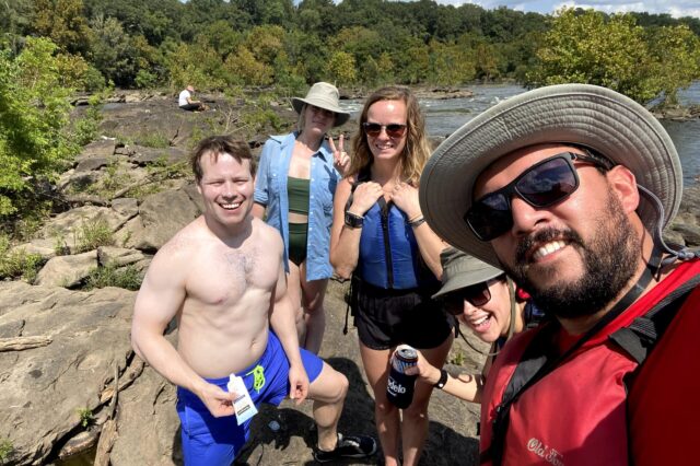 Kayakers Taking A Selfie